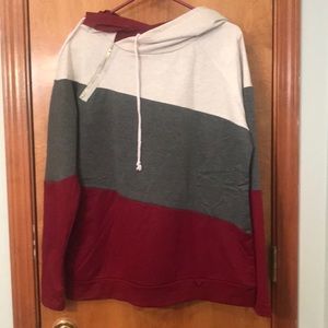 Double hooded hoodie